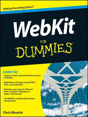 cover image of WebKit For Dummies